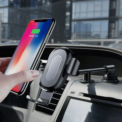 Gravity Bracket Wireless Two-in-one Car Charger