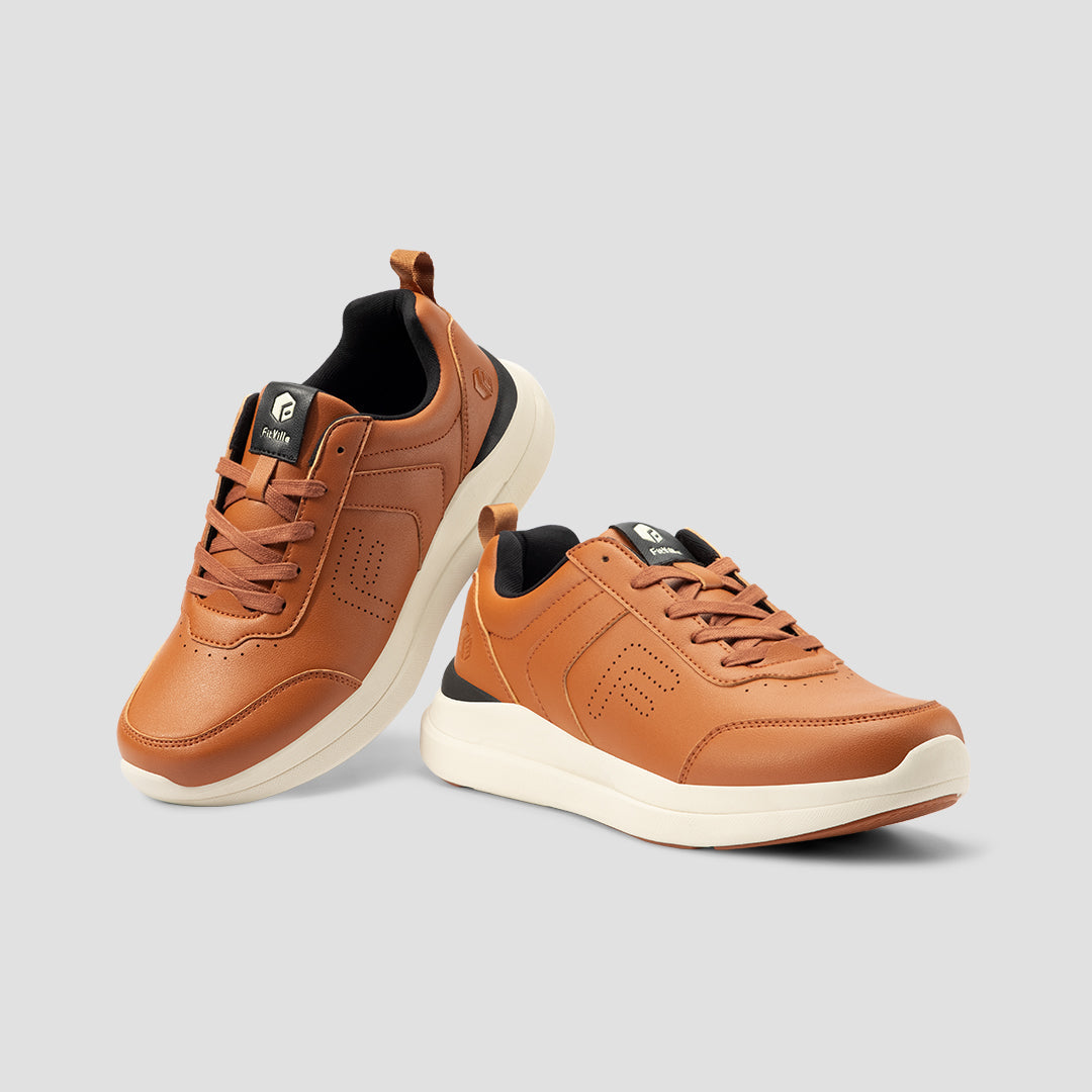 Men's FitVille Men's BriskWalk Deluxe Lace-up Business Casual Sneaker