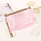Laser Clip Mesh Hexagonal Pvc Toiletry Cosmetic Bag