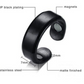 Lymphatic Drainae Magnetic Ring Acupressure Anti Snore Ring Treatment Reflexology Anti Snoring Apnea Sleeping Aid Device