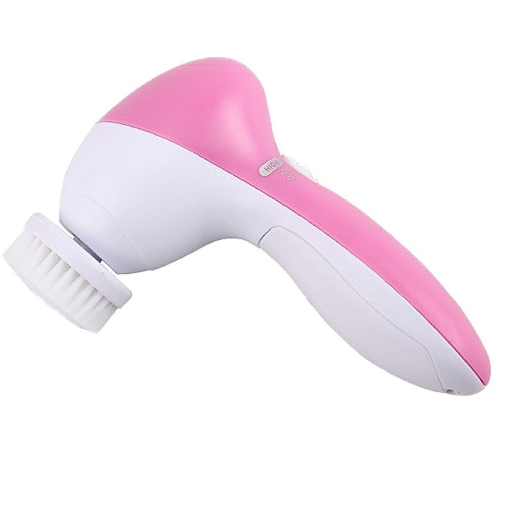 Five-in-one facial cleanser