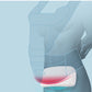 Lumbar stool accessories pressure relief pad
