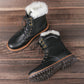 Men's Wool Inner Top Layer Cowhide Upper Boots