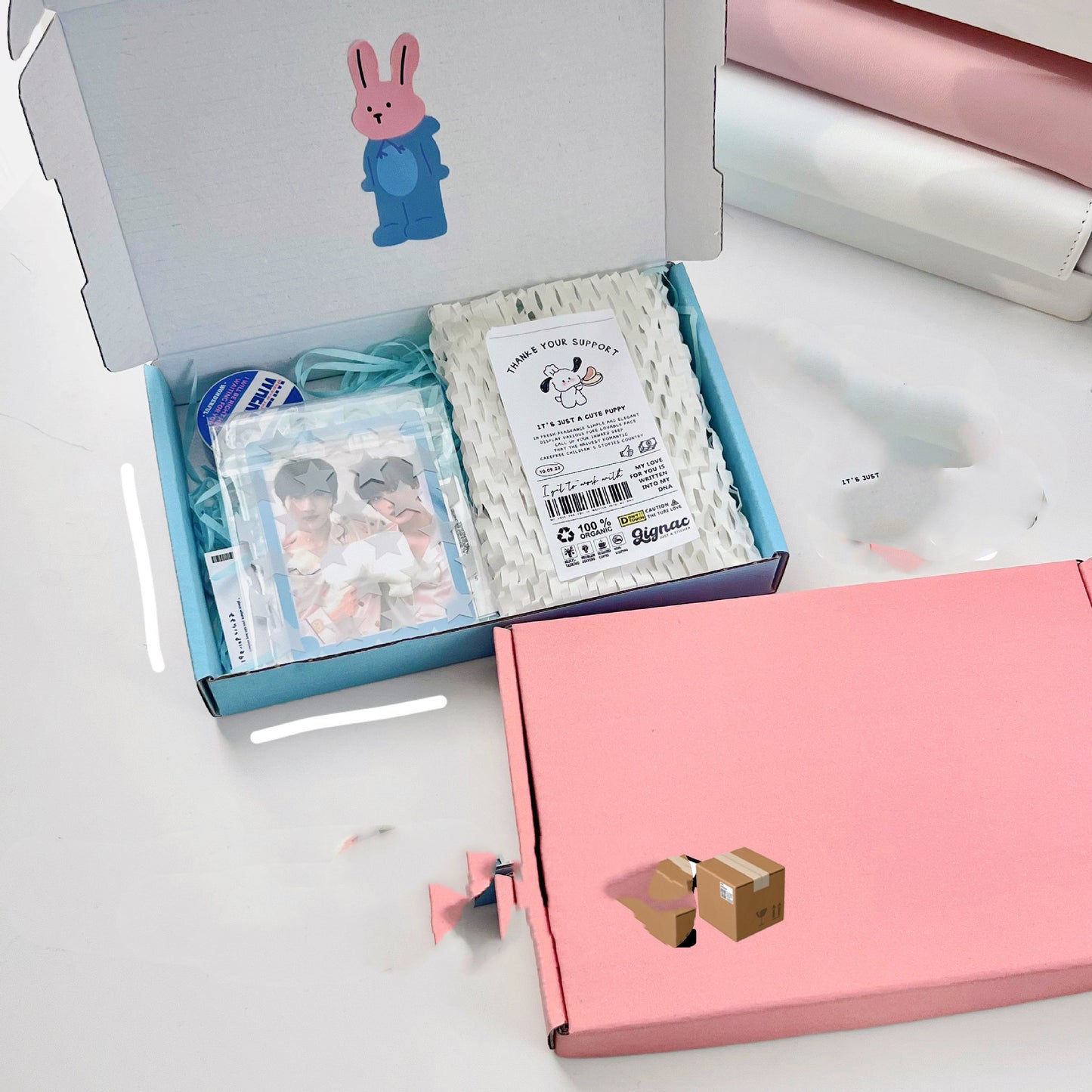 Carton Card Delivery Essential Box Mini Truck Packaging Folding Paper Box Express Gift Box Color Special Hard Packing Box Rectangular