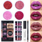 Cool Color Lipstick Glitter Lip Gloss Set