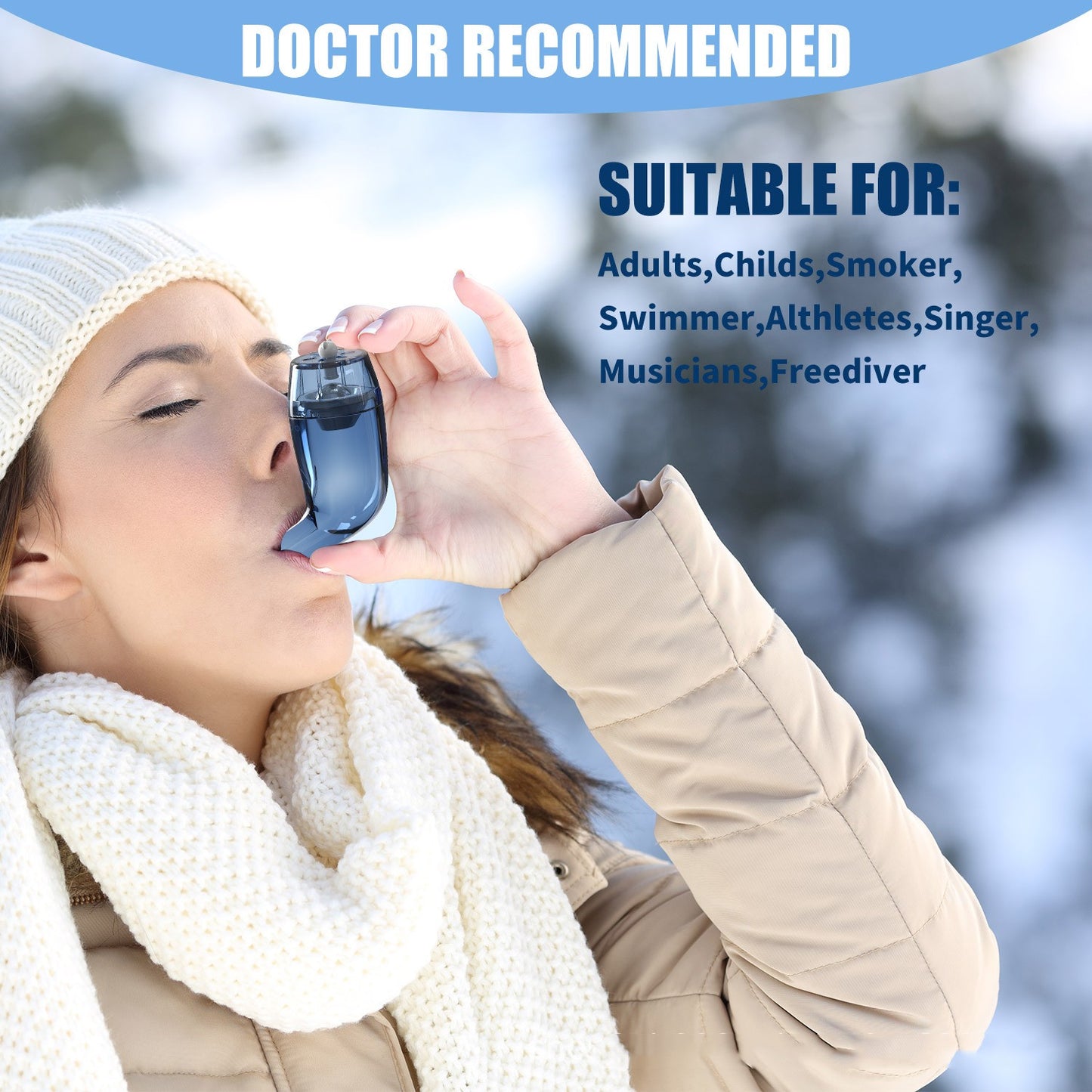 Expectoration Device Improves Lung Function And Removes Bronchial Mucus
