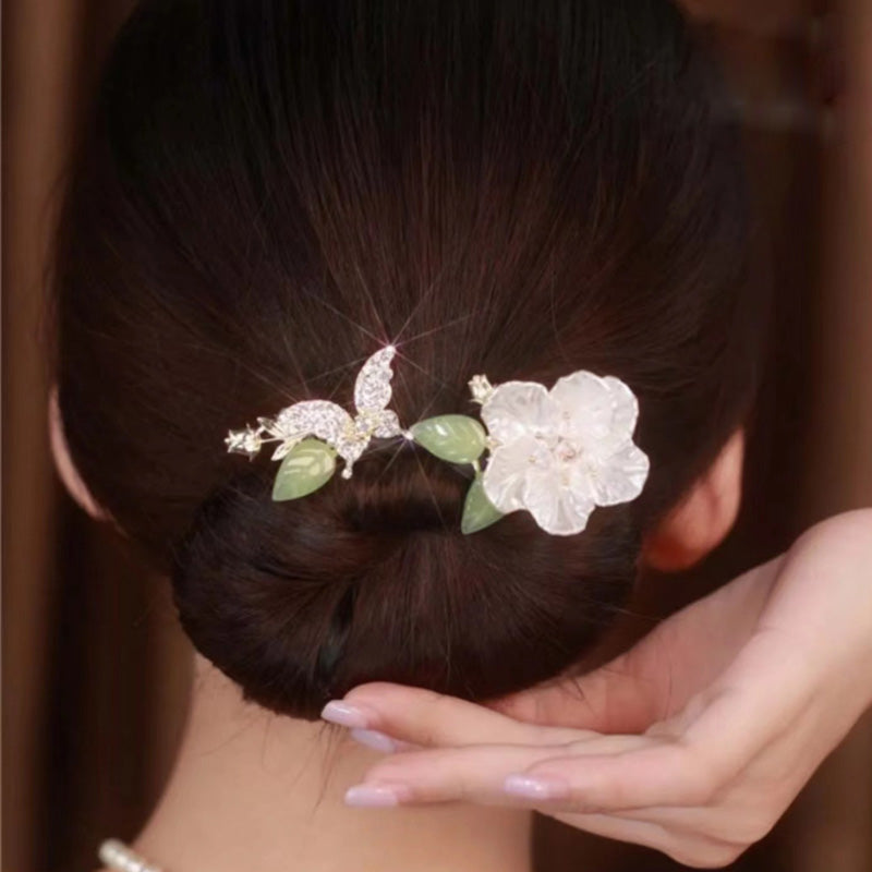 Hair Curler Fish Tail Elegant Flower Easy Bun Maker