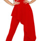 Women's Italian Emma Red Jumpsuit
