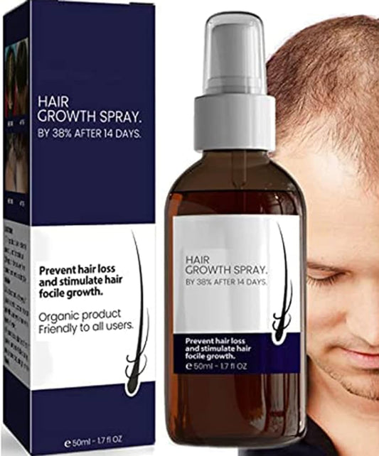 Hair Growth Spray Moisturizes Damaged Hair