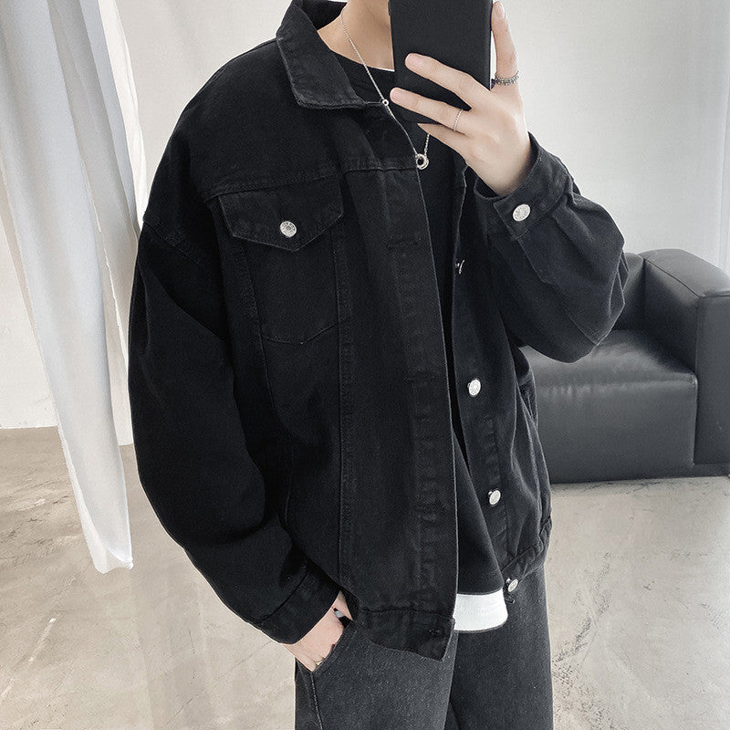 Men's Vintage Wash Blue Denim Jacket