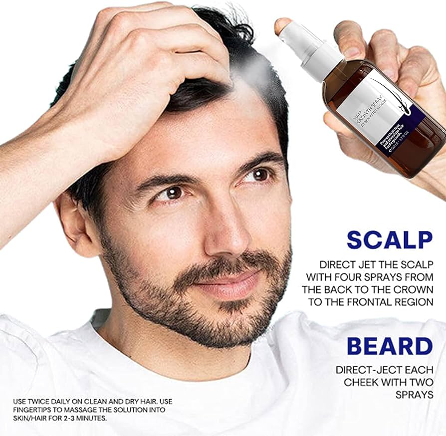 Hair Growth Spray Moisturizes Damaged Hair