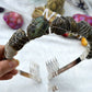 Hair Band Bohemian Style White K Hair Band Tail Comb