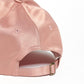 Women's Pink White Black Satin Baseball Cap