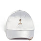 Women's Pink White Black Satin Baseball Cap