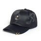 Women's Pink White Black Satin Baseball Cap