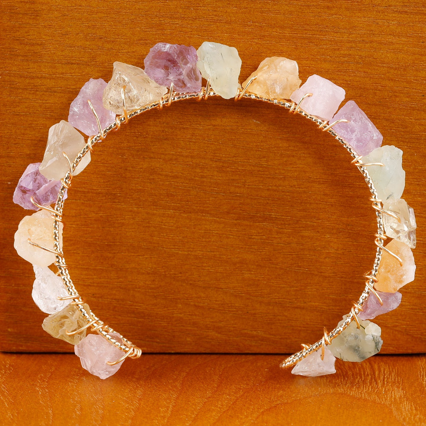 Ladies Healing Crystal Bead Bracelet