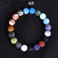 Handmade Solar System Eight Natural Stone Planet Universe Solar Chakra Bracelet