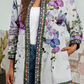 Women's Vintage Ethnic Print Long Sleeve Jacket Cardigan