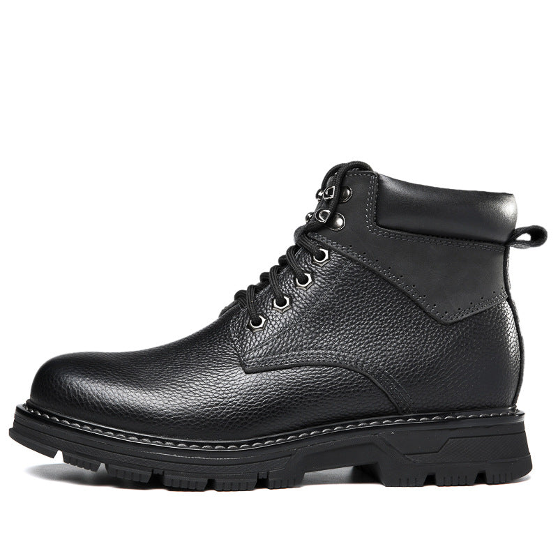 Men's Leather High Top British Boots