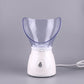 Humidifying and hydrating atomized steam face tester