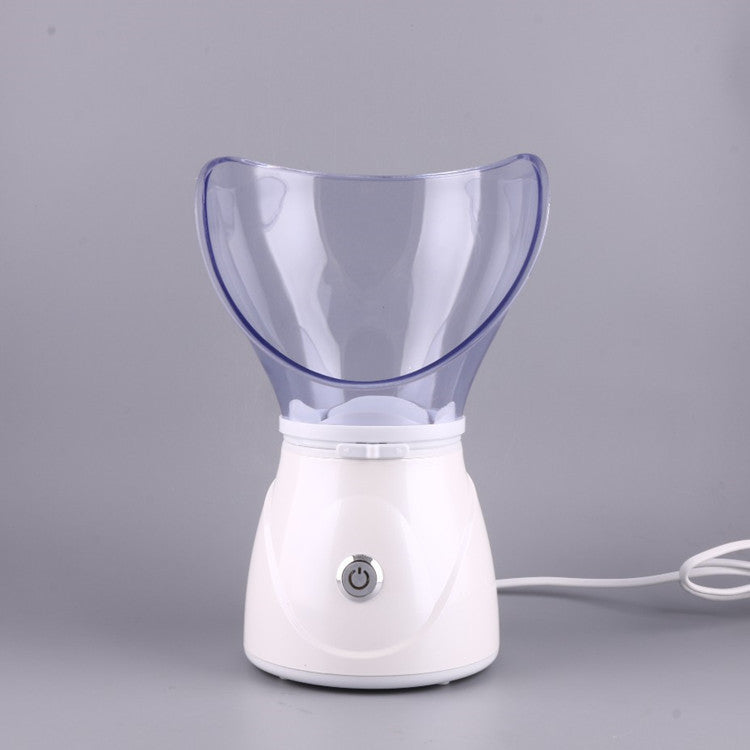 Humidifying and hydrating atomized steam face tester