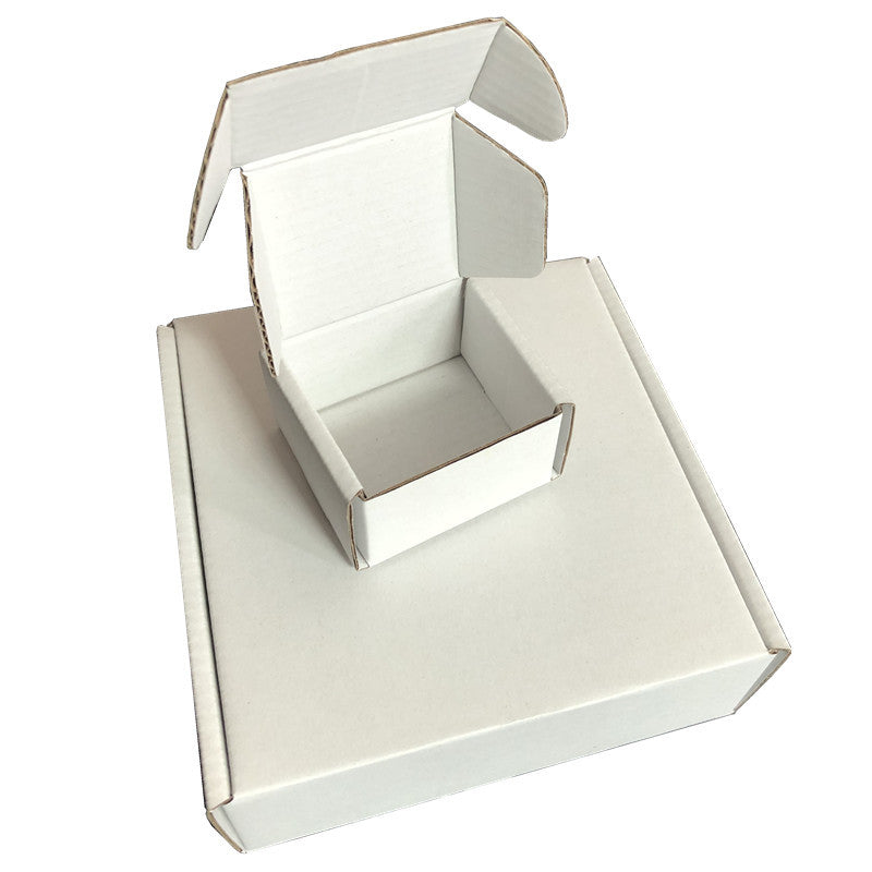 Corrugated Packing Box Accessories Packaging White Box