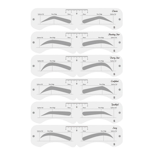 Reusable Eyebrow Mold With Elastic Band Multifunctional DIY Eyebrow Makeup Tool Suitable For Beginner