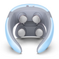 Smart Electric Pulse Back and Neck Massage 4 Heads Pain Relief Tool Health Care Relaxation Cervical Vertebra Physiotherapy