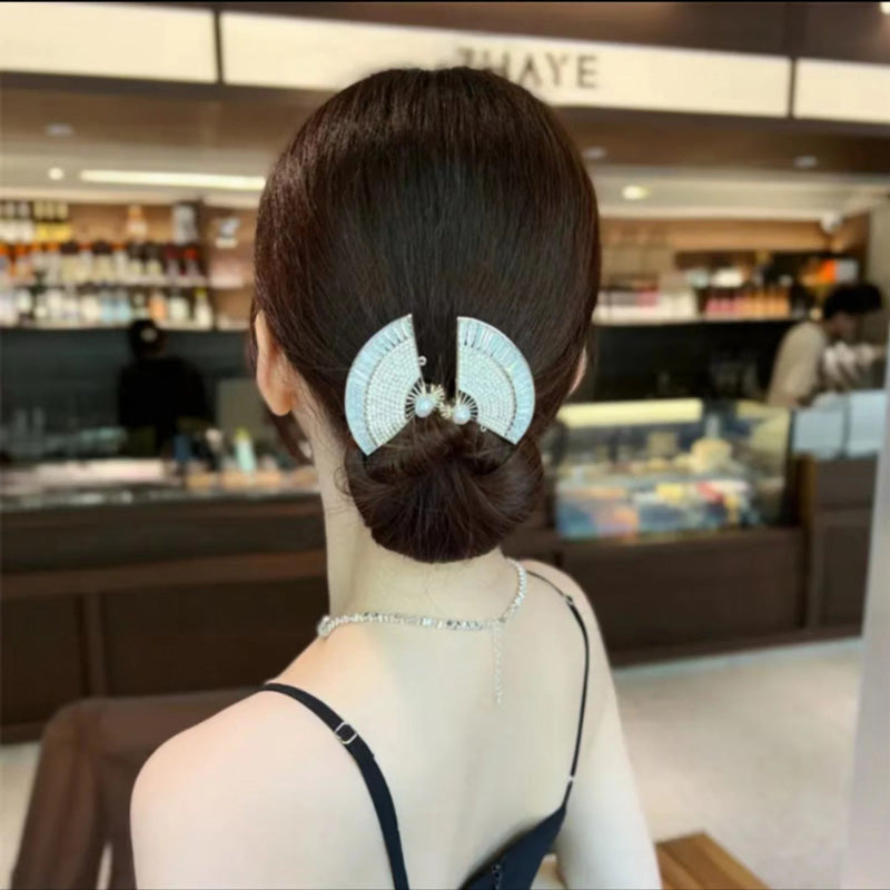 Hair Curler Fish Tail Elegant Flower Easy Bun Maker