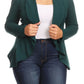 Women's Plus Casual Solid Open Front jacket blazer