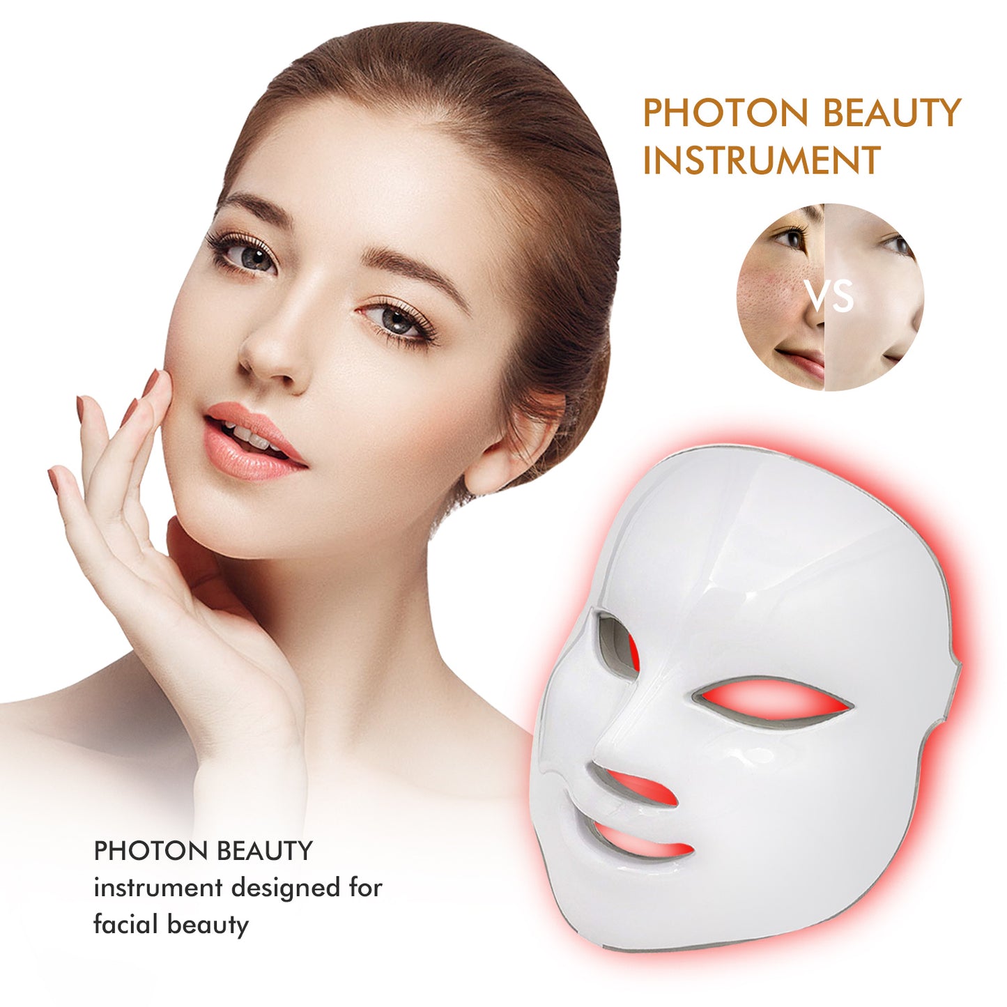 7 Colors LED Light Photon Beauty Mask