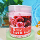 Rose Milk Petals Bath Salts Cleansing Exfoliating