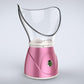 Humidifying and hydrating atomized steam face tester