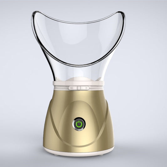 Humidifying and hydrating atomized steam face tester