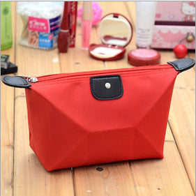 Cute Dumpling Cosmetic Bag Candy-colored Folding Dumpling Storage Bag Ingot Waterproof Washing Bag