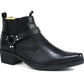 Men's Mid Top Cowboy Boots Black