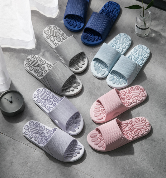 Ergonomic Therapeutic Acupuncture Reflexology Foot Massage Slippers