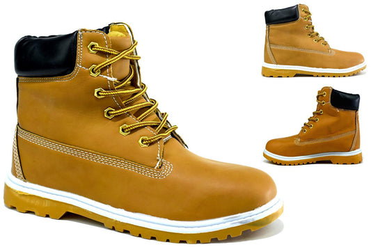 Boy's Builder's Boot Tan