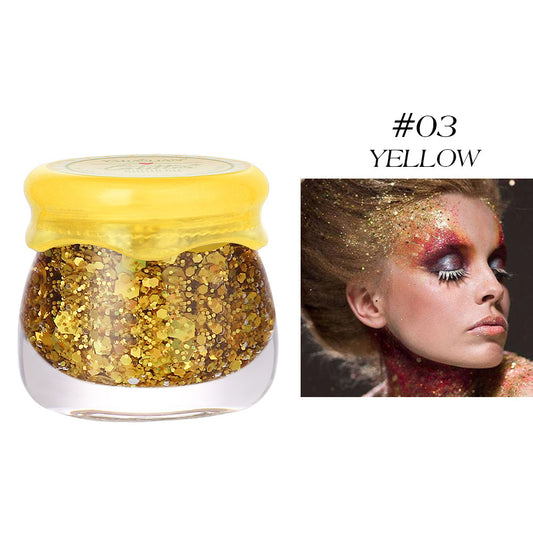 Cross-border Spot Hot Sequins Eye Shadow Sequin Gel Mermaid Scale Facial Body Lotion Performance Stage Nightclub Makeup