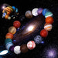 Handmade Solar System Eight Natural Stone Planet Universe Solar Chakra Bracelet