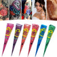 Glitter Hand Painted Cream Tattoo Cream Color