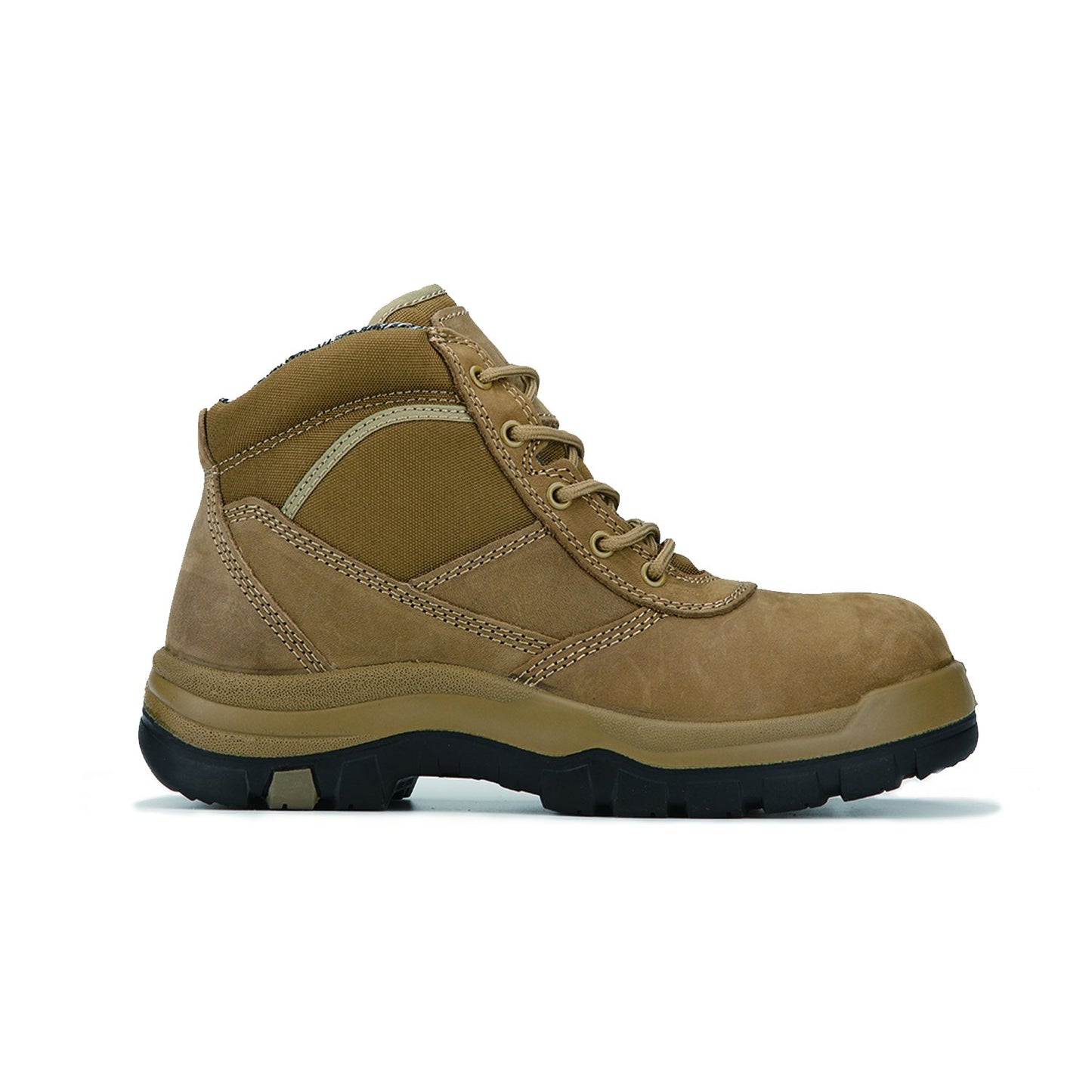 Men's Rockrooster Cortez Brown 6 Inch Steel Toe Leather Work Boots AK250