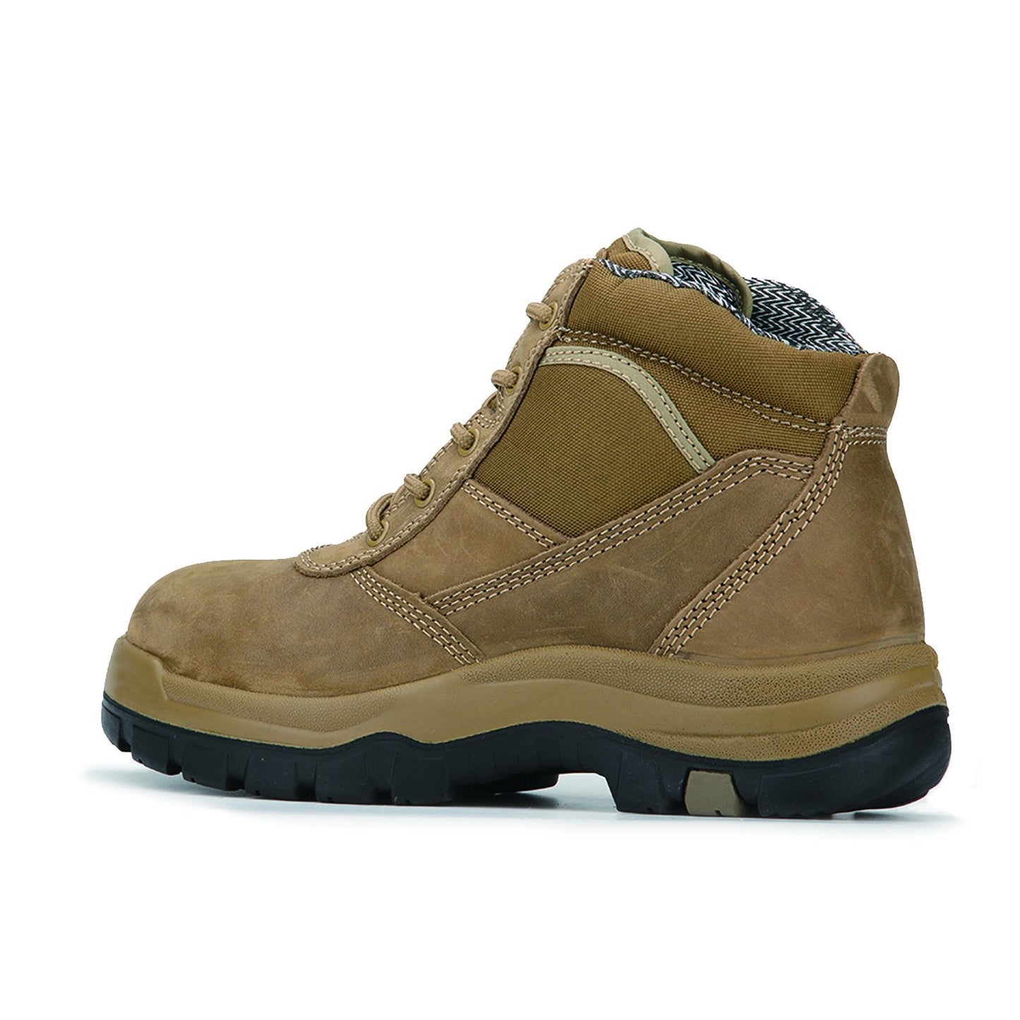 Men's Rockrooster Cortez Brown 6 Inch Steel Toe Leather Work Boots AK250