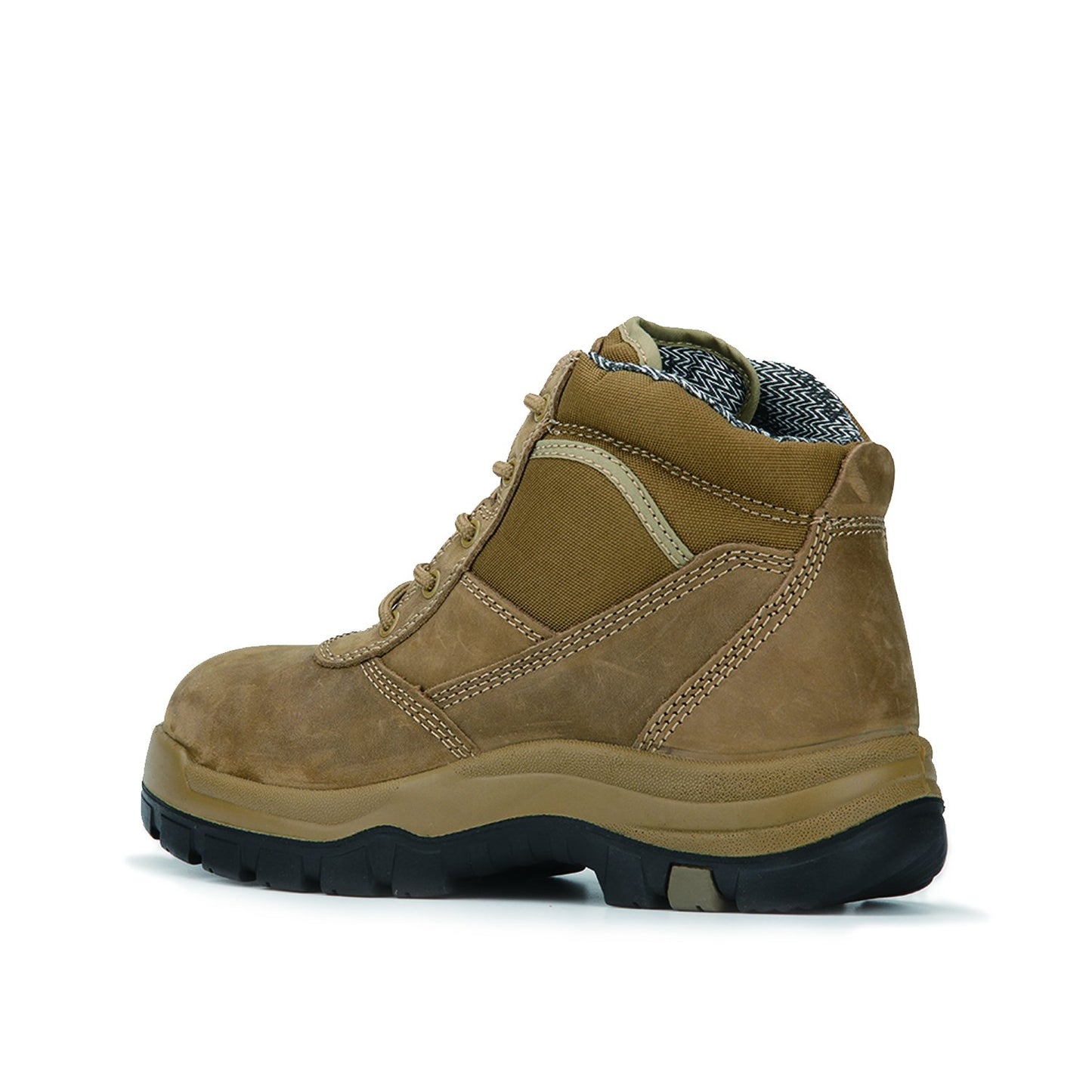 Men's Rockrooster Cortez Brown 6 Inch Steel Toe Leather Work Boots AK250