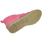 SOBEYO Women's Booties Embroidered Flower Lace Up Oxford Pink