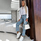 Women's Love Print Jeans
