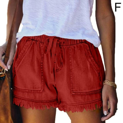 Women's High Waisted Shorts Jeans Plus Size Denim Shorts