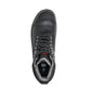 Men's Rockrooster Kensington Black 7 inch Zip-sided Steel Toe Leather Work