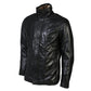 Men's Tiberius Premium Lambskin Leather Coat with Fur