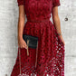 Women's Sexy Off-Shoulder Lace Loose Fit Dress